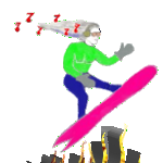 Xtreme Sporto Inc. Logo DUDE on a Snoboard